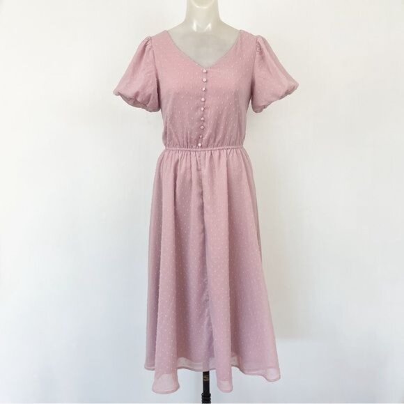 JESSAKAE HIGHBURY DRESS Pink XSMALL - Picture 2 of 11